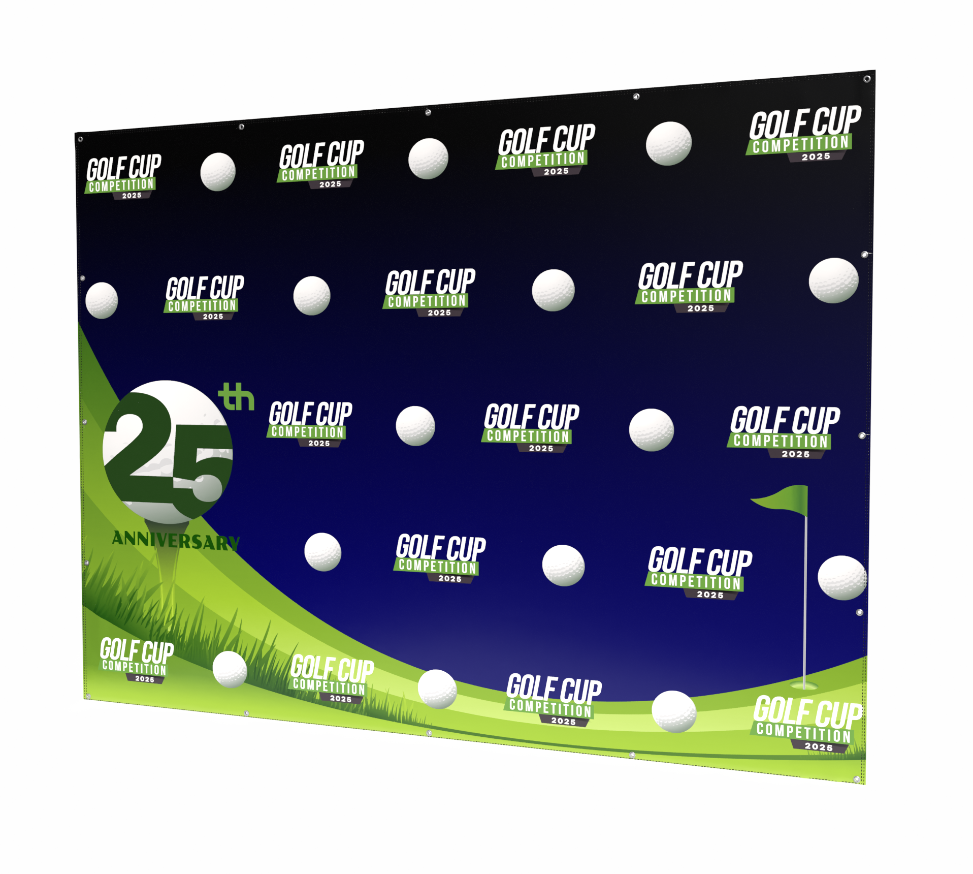 10x8 Banner Golf