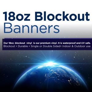 18oz Blockout square