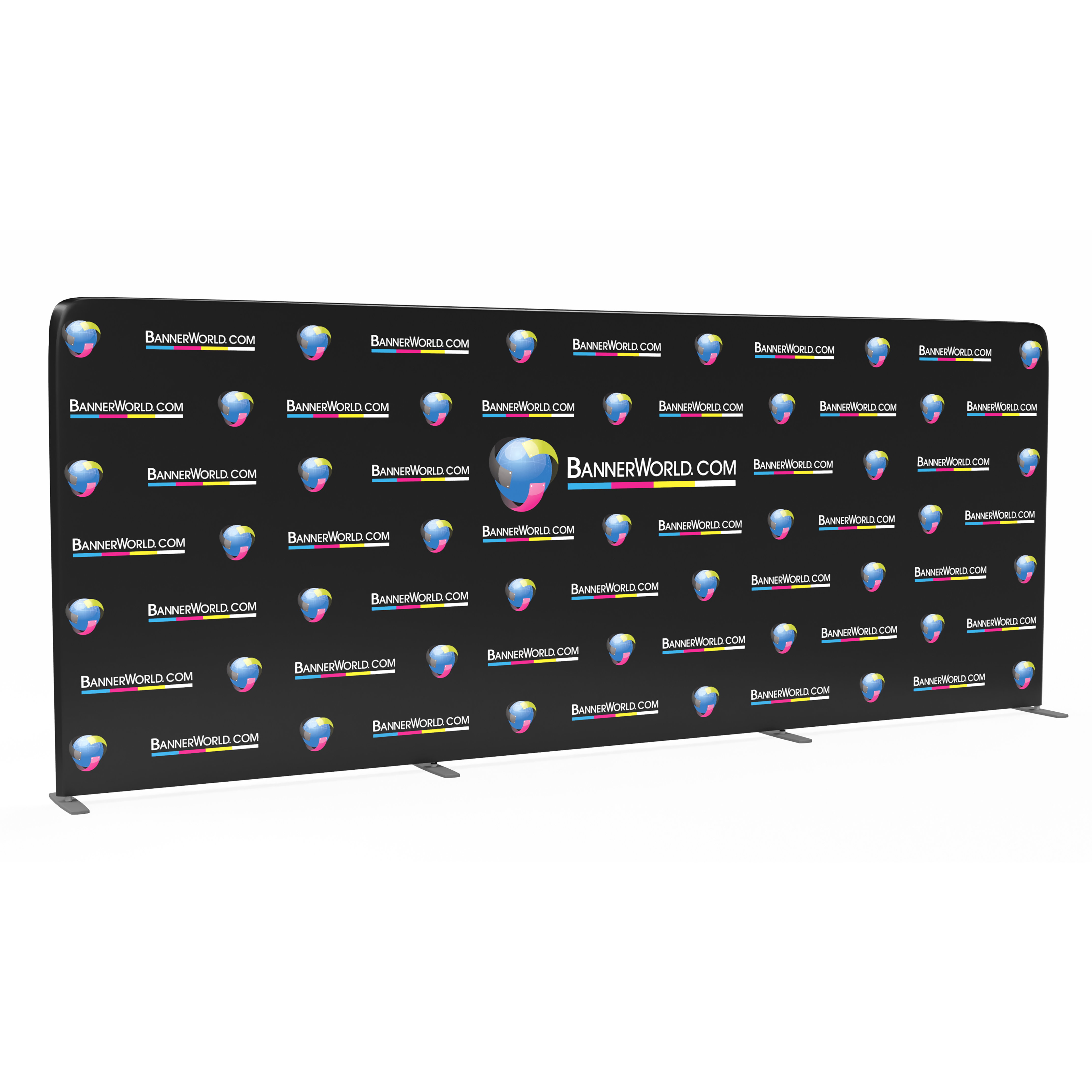 20x8 Tube BannerWorld Angle