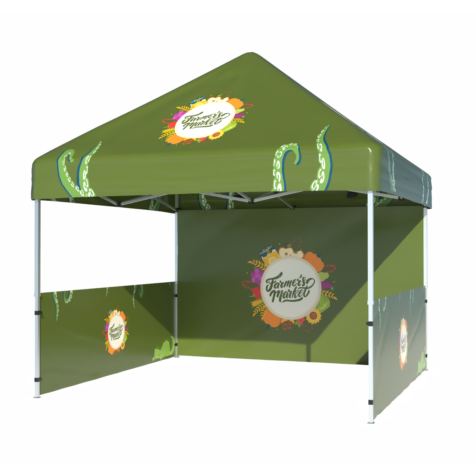 Tent Top Right Left 2 sides